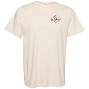 Clemson Flags Stylized Script Comfort Colors Tee